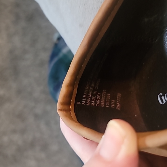 STUNNING GOODFELLOW & CO SUEDE LIKE TAN LOAFERS - Picture 4 of 5